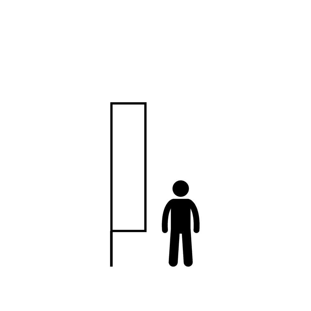 M dydis