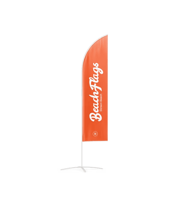 Standing flags